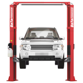 DaTo LJCC2140 - 4.0 TONS TWO POST CLEAR FLOOR LIFT - DUAL SIDE UNLOCKING MECHANISM - RED COLOR - 3PH - 380V -50HZ