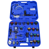 28PCS Radiator Pressure Leakage Tester Vacuum Cooling System Purge Coolant Refill Tool Kit 