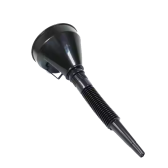 Multi-Functional Black Flexible Plastic Funnel