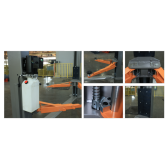 Hydraulic Two Post Base Plate Lift DaTo LJCB2140 4 Ton, Capacity Manual Lock & Symmetrical Car Lift (Dual Side)