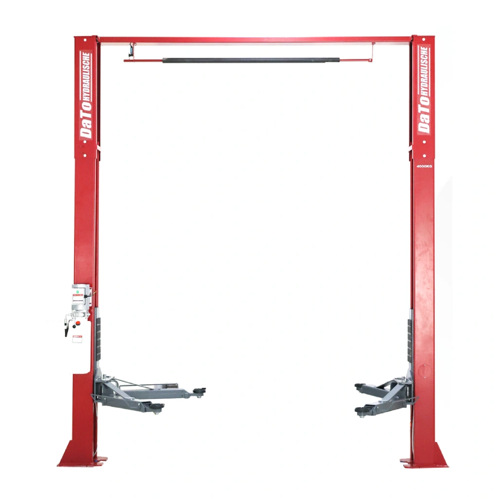 DaTo LJCC2140US Clear Floor Two Post Car Lift – 4 Ton Electro-Hydraulic Hoist