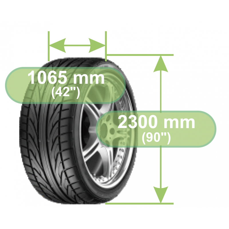 TCL 2413 - 24" TIRE CHANGER WITH TUBELESS INFLATION