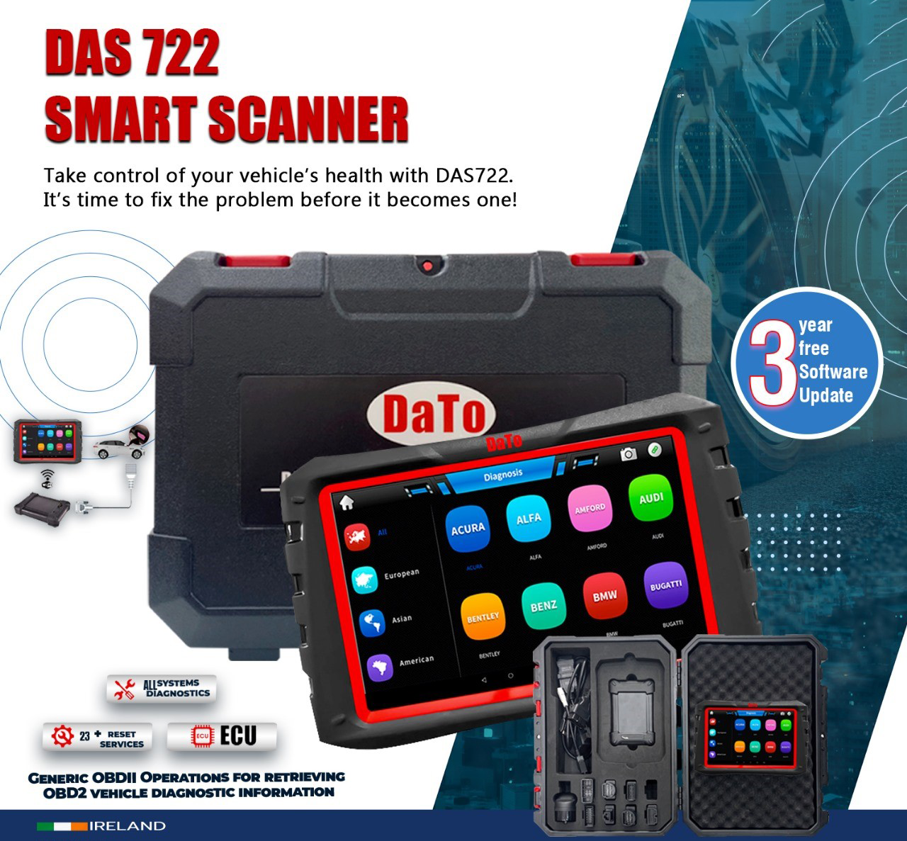 DaTo Diagnostic Car Scanner - DAS722 - Image 3