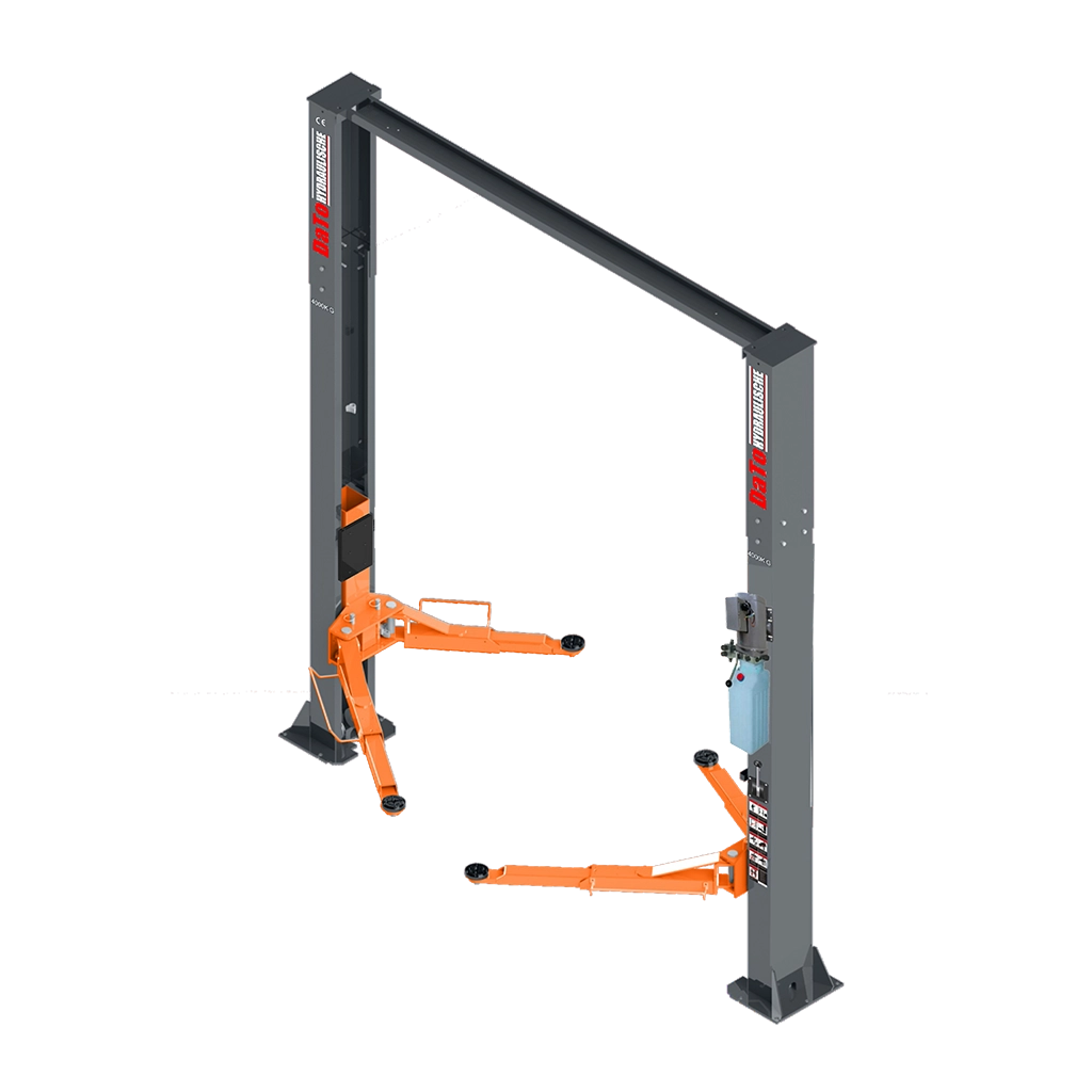 DaTo LJCC2040U Clear Floor Two Post Lift – 4 Ton Capacity - Image 2